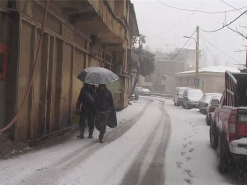 البقاع الغربي مزدان بالأبيض